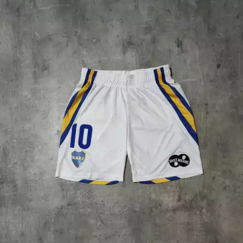 Short Boca blanco 2025 suplente