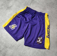 Short NBA Los Angeles Lakers violeta y amarillo niño en internet
