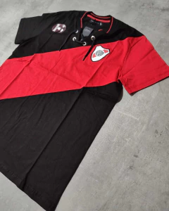 Remera vintage River negra oficial - comprar online