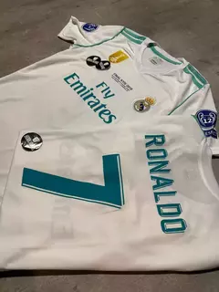 Camiseta Real Madrid Cristiano Ronaldo retro blanca niño - comprar online