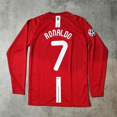 Camiseta Manchester United AIG roja Cristiano Ronaldo manga larga retro en internet
