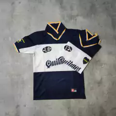 Camiseta Boca Quilmes blanca 1998