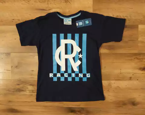 Remera estampa Racing oficial niño