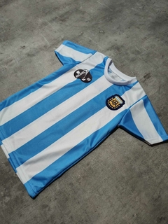 Camiseta AFA Seleccion 1986 Maradona retro titular niño - comprar online