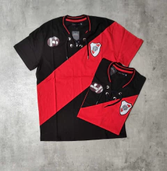 Remera vintage River negra oficial - Hooligans Bahía