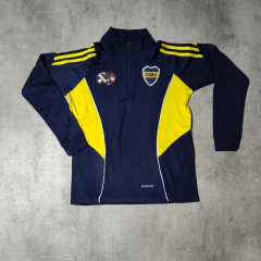 Buzo Boca medio cierre azul oscuro sin publicidad 2026 en internet