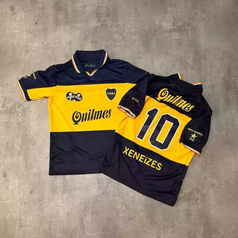 Camiseta Boca Quilmes 1998 Roman retro