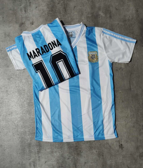 Camiseta AFA Seleccion 1990 Maradona titular retro