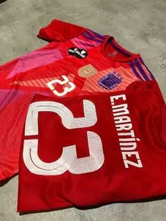 Camiseta AFA Dibu Martinez roja copa america niño - comprar online