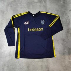 Buzo Boca azul oscuro cuello redondo talle especial en internet