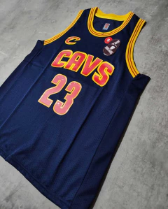 Musculosa NBA Cleveland Cavaliers Lebron azul calada - tienda online