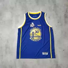 Musculosa NBA Warriors amarilla y azul Curry niño - comprar online