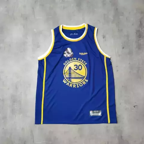 Musculosa NBA Warriors amarilla y azul Curry niño - comprar online
