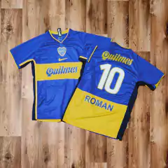 Camiseta Boca azul Quilmes 2001 retro - comprar online