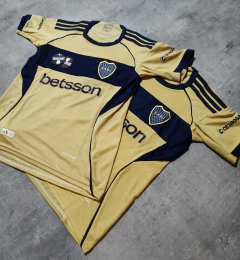 Camiseta Boca Betsson suplente dorada 2026 niño - Hooligans Bahía