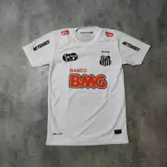 Camiseta Santos Neymar titular blanca retro
