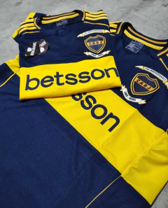 Camiseta Boca Betsson 2026 titular azul oscura - Hooligans Bahía