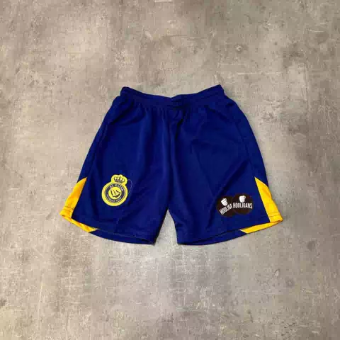 Short Al Nassr azul niño