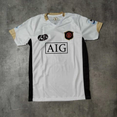 Camiseta Manchester United Cistiano Ronaldo retro blanca AIG