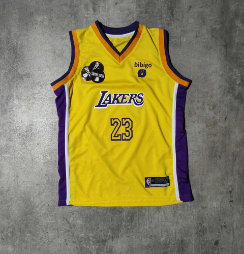 Musculosa NBA niño Lakers amarilla Lebron James - comprar online