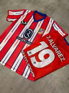 Camiseta Atletico Madrid Julian Alvarez titular talle especial - comprar online