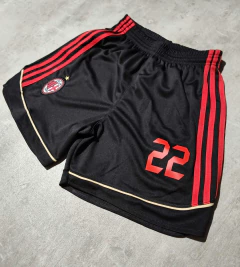Short Milan negro retro