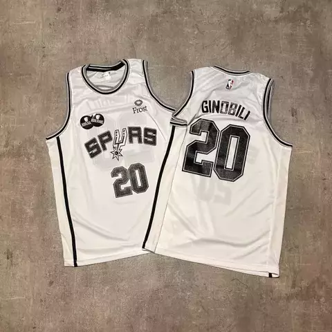 Musculosa NBA San Antonio Spurs blanca niño