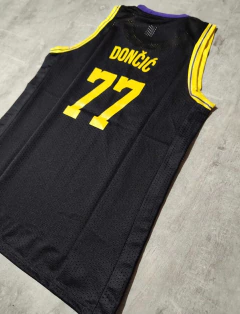 Musculosa NBA calada Lakers negra - comprar online