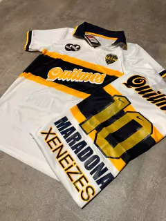 Camiseta Boca Quilmes 1997 Maradona blanca - comprar online