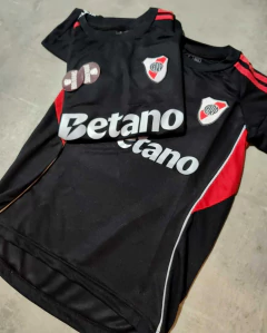 Camiseta River Betano entrenamiento negra niño 2026 - tienda online