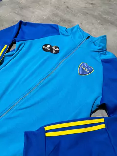 Campera Boca celeste mangas azules - comprar online