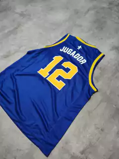 Musculosa Boca basquet retro azul - comprar online