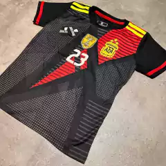 Camiseta AFA seleccion dibu martinez negra copa america niño - comprar online