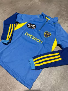 Buzo Boca betsson celeste niño medio cierre - comprar online
