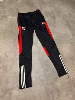 Pantalon River negro franja roja con cierre - comprar online