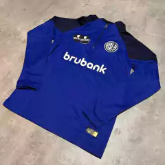 Buzo San Lorenzo medio cierre azul niño en internet