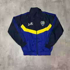 Rompeviento Boca azul oscuro franja amarilla