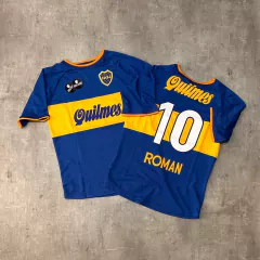 Camiseta Boca Quilmes 2000 retro premium