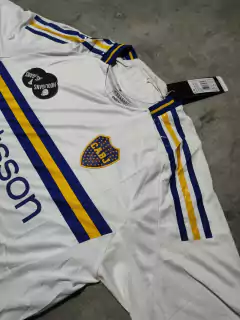 Camiseta Boca suplente 2025 blanca importada - Hooligans Bahía