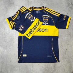 Camiseta Boca Betsson 2026 titular azul oscura niño en internet