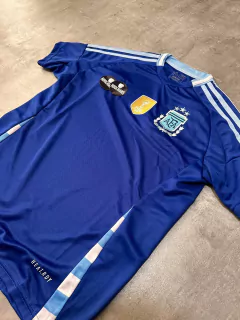 Camiseta AFA suplente copa america azul con rayas celestes - comprar online