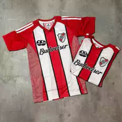 Camiseta River Budweiser tricolor retro