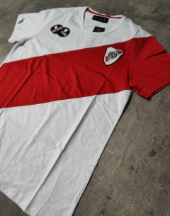 Remera River banda oficial blanca en internet