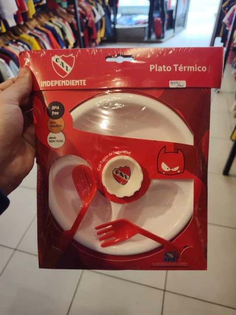 Plato termico Independiente oficial