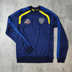 Imagen de Buzo Boca urban cuello redondo azul oscuro retro