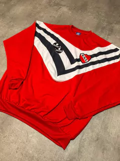 Buzo Independiente roja franja blanca retro - comprar online