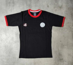 Remera River negra lisa oficial