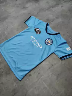 Camiseta Manchester City titular Haaland 2025 niño en internet