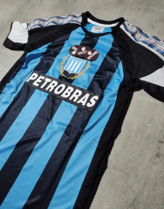 Camiseta Racing Petrobras celeste y negra retro en internet