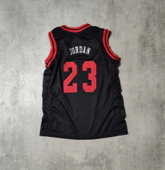 Musculosa NBA Chicago Bulls negra Jordan niño - comprar online
